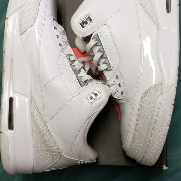 Mens Jordan 3 Retro Silver Anniversary Sz 13 main image 6